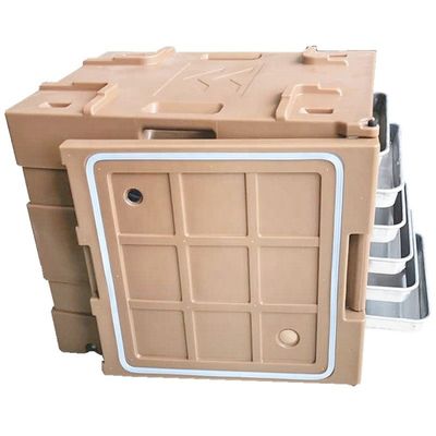 Cabinet de alimentos de volumen de 260L para entrega de comidas calientes aisladas en servicio de habitaciones