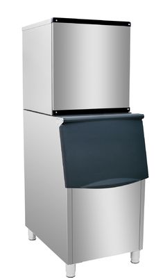 Fabricante de hielo eléctrico profesional con gran capacidad y diseño de doble capa de acero inoxidable