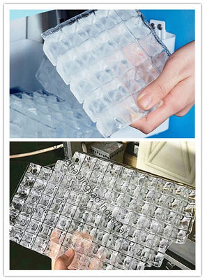 Fabricante de hielo eléctrico profesional con gran capacidad y diseño de doble capa de acero inoxidable