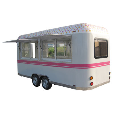 2020 Jingyao Food Truck Alquilar un remolque de carritos de comida con horno y equipo de barbacoa