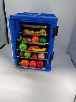 65cm x 45cm x 63.5cm Tamaño exterior Caja de alimentos aislada 90L Volumen para mantener los alimentos calientes