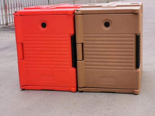 65cm x 45cm x 63.5cm Tamaño exterior Caja de alimentos aislada 90L Volumen para mantener los alimentos calientes