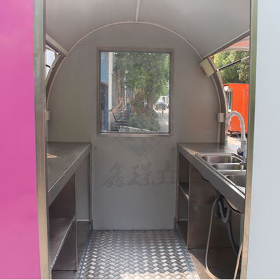Máquina de venta en la calle Sancks Aceite de cocina Alugo Camión de comida Conducción de cocina Carro móvil