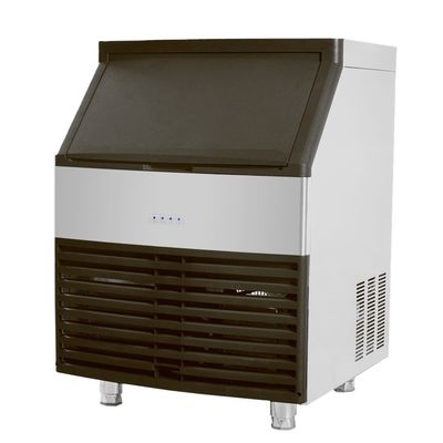 Máquina para hacer hielo industrial de doble capa de acero inoxidable para la producción de hielo de alta capacidad