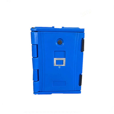 Contenedor hermético multifuncional azul para la conservación y almacenamiento de alimentos en restaurantes