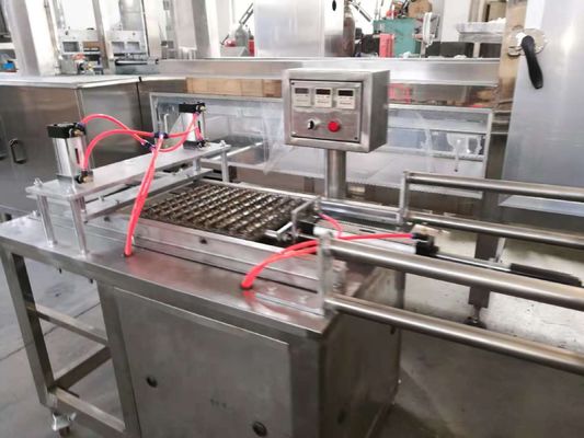 Máquina para hacer caramelos de jalea de frutas de mezclador semiautomático con depósito automático de caramelos