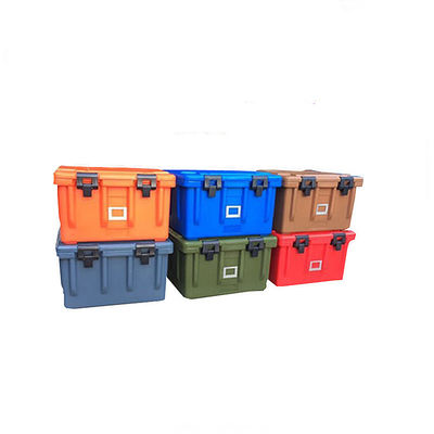 Contenedor hermético multifuncional azul para la conservación y almacenamiento de alimentos en restaurantes