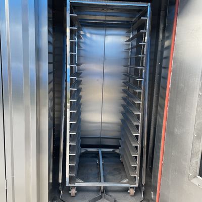 64 bandejas horno rotativo de aceite diesel para la línea de producción de pan máquina en Shanghai