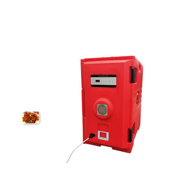 Caja de transporte de comida eléctrica de pizza de plástico de 15 kg Caja de entrega de alimentos aislada