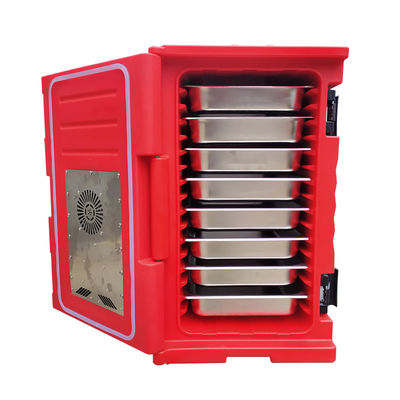 Caja de transporte de comida eléctrica de pizza de plástico de 15 kg Caja de entrega de alimentos aislada