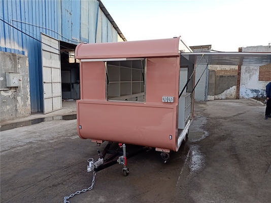 Larga vida útil Comercio al por menor Camión de comida móvil Ropa callejera Tienda Trailer Pizza caliente
