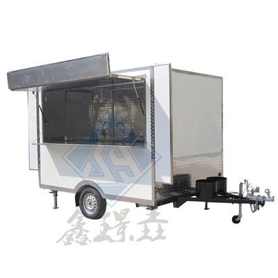 450 kg de trailers móviles de comida rápida calle Kiosco móvil de catering / camioneta de comida con competitivo