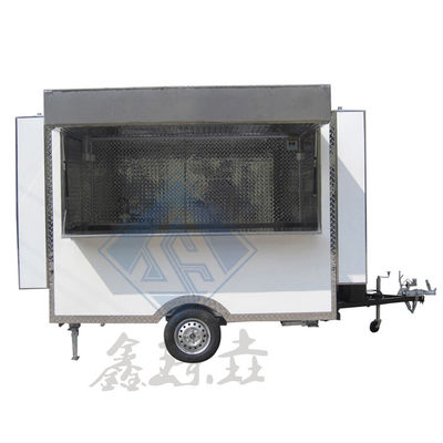 450 kg de trailers móviles de comida rápida calle Kiosco móvil de catering / camioneta de comida con competitivo