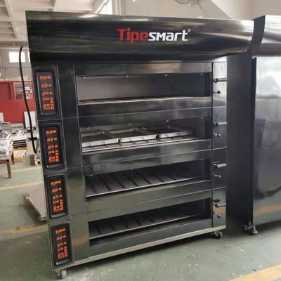600 * 400mm Tamaño de bandeja El pan eléctrico croissant pizza horno de horneado para el rendimiento de la panadería