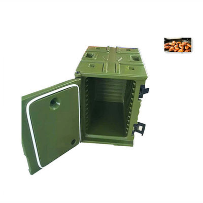 Caja de entrega de comida aislada de plástico gris para fideos comerciales