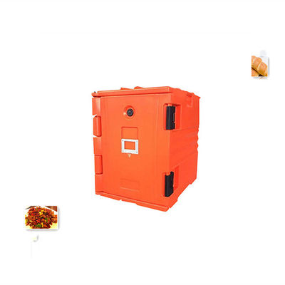 Caja de entrega de comida aislada de plástico gris para fideos comerciales