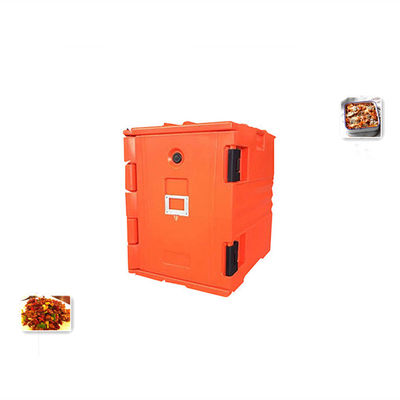 Caja de entrega de comida aislada de plástico gris para fideos comerciales