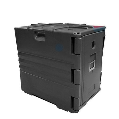 Caja de transporte de comida caliente caja de entrega de alimentos aislada de plástico de color personalizado