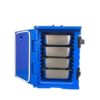 Caja de transporte de comida caliente caja de entrega de alimentos aislada de plástico de color personalizado