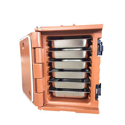 Caja de transporte de comida caliente caja de entrega de alimentos aislada de plástico de color personalizado