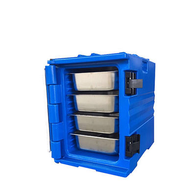 Caja de entrega de alimentos aislada de plástico para el transporte de pollo de 15 kg de papas fritas comerciales