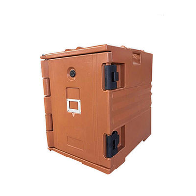 Caja de entrega de alimentos aislada de plástico para el transporte de pollo de 15 kg de papas fritas comerciales