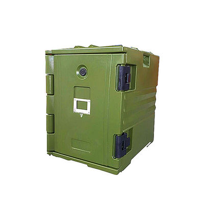 Caja de transporte de plástico para la entrega de alimentos aislados de 15 kg de carga