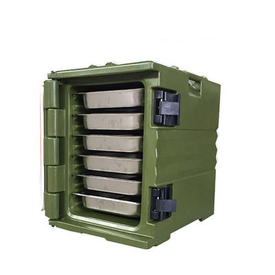 Caja de transporte de plástico para la entrega de alimentos aislados de 15 kg de carga
