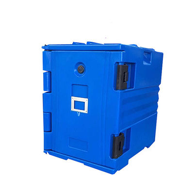 Caja de alimentos aislada a color personalizada de 15 kg de capacidad para entrega comercial de alimentos grandes