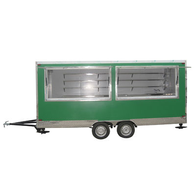 Capacidad de carga de 900 kg Remolque de carrito de comida móvil Ideal para la venta de comida rápida en la calle