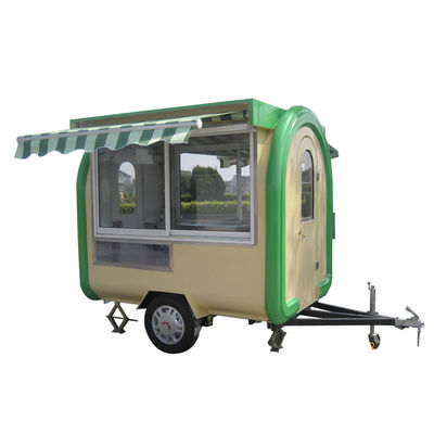 Capacidad de carga de 900 kg Remolque de carrito de comida móvil Ideal para la venta de comida rápida en la calle