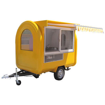 Capacidad de carga de 900 kg Remolque de carrito de comida móvil Ideal para la venta de comida rápida en la calle
