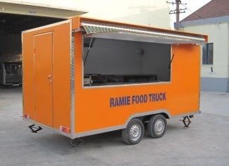 Carritos de comida / remolque de concesión de alimentos perfecto para fábricas de aceite de cocina Top- Great