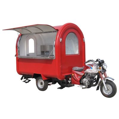 Carro de comida móvil motocicleta Carro de comida/camión eléctrico de comida/quiosco del camión de café