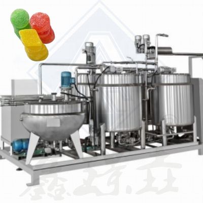 Equipo de la industria alimentaria Máquina de fabricación de caramelos para la producción de caramelos de jalea dura y blanda