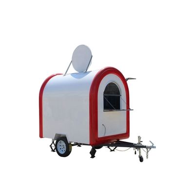 110V/220V/380V Voltage Mobile Food Cart para venta de perritos calientes y papas fritas personalizadas