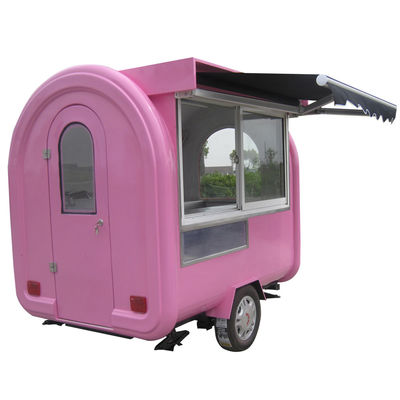 110V/220V/380V Voltage Mobile Food Cart para venta de perritos calientes y papas fritas personalizadas