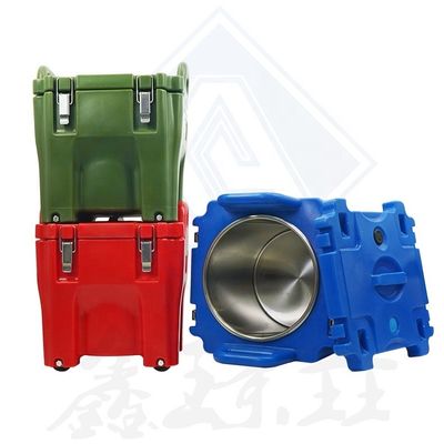 Equipo de cocina comercial Caja de enfriador duro moldeada por rotación para alimentos Caliente y aislamiento