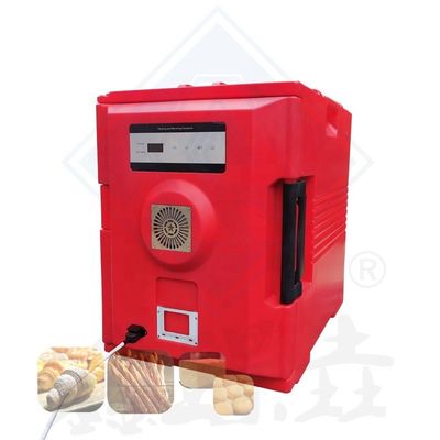Caja de comida eléctrica para la entrega aislada de alimentos y calefacción de 110v en equipos de cocina