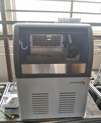 Máquina profesional para hacer hielo en cubo comercial con capacidad de almacenamiento de hielo de 1000 kg