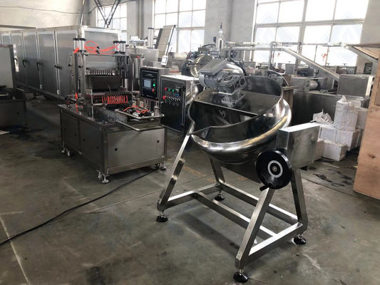 Fuente de alimentación 220V Máquina para hacer caramelos blandos pequeños con materia prima de acero inoxidable