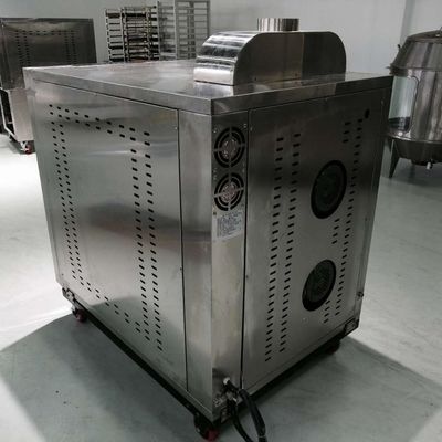 8 bandejas Horno de convección de gas para hornear pan Plato de hornear tamaño 400 * 600mm Fácil operación