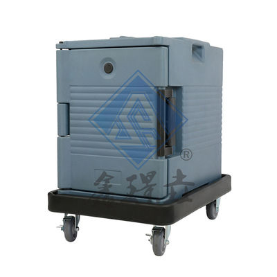 Display de alimentos Negro aislado Comercial de restauración más caliente de transporte de contenedores de carro