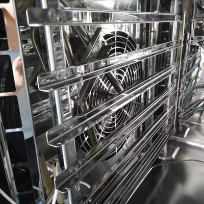Horno combinado de convección de gas de 8 bandejas para hornear pan francés con certificado CE y potencia de 18,6 kW