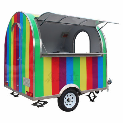 Europa cocina móvil rosquilla papas fritas hamburguesa camión de comida con mantenimiento en el campo