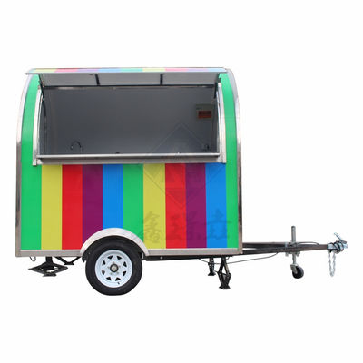 Europa cocina móvil rosquilla papas fritas hamburguesa camión de comida con mantenimiento en el campo