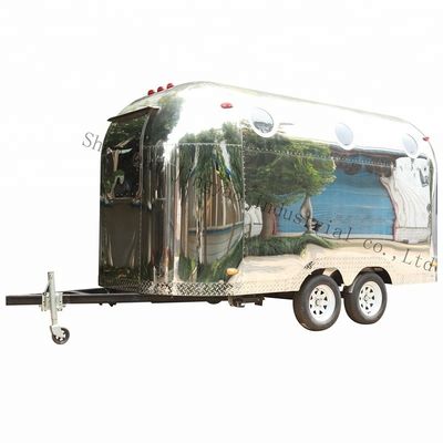 Cocina personalizada en el carrito de comida crepe para hoteles y camiones de gas