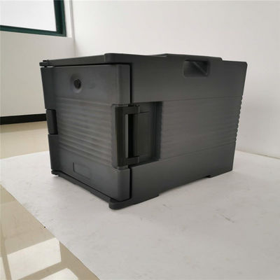 Caja de transporte de alimentos aislada térmicamente con aislamiento de espuma