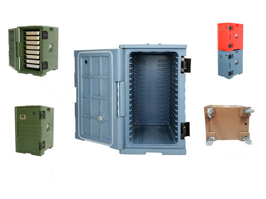 Cargador de cajas de almacenamiento de alimentos con cargadores Gris LLDPE Cargador eléctrico de calentador de alimentos