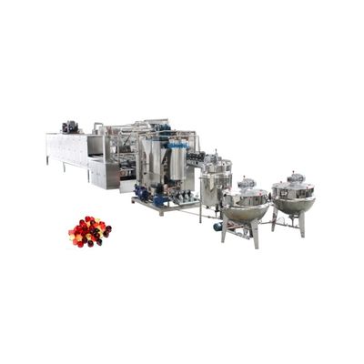 Máquina automática de fabricación de caramelos de goma de alta capacidad 1900x980x1700MM para uso comercial